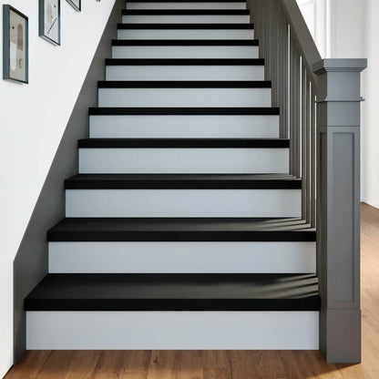 Gradini 8 pz Marrone Scuro 100x30x2 cm Legno Massello Rovere | homemem39