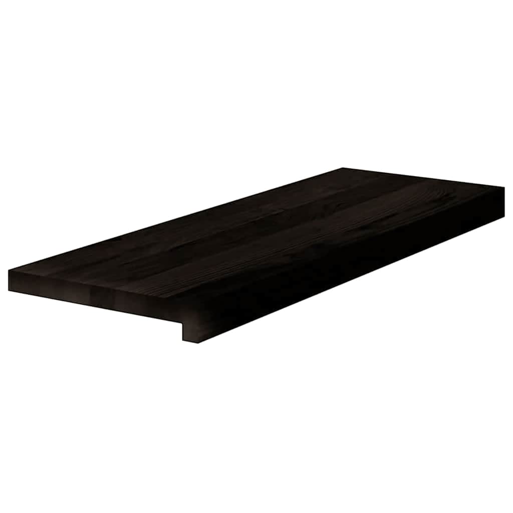 Gradini 12 pz Marrone Scuro 70x25x2 cm Legno Massello Rovere | homemem39