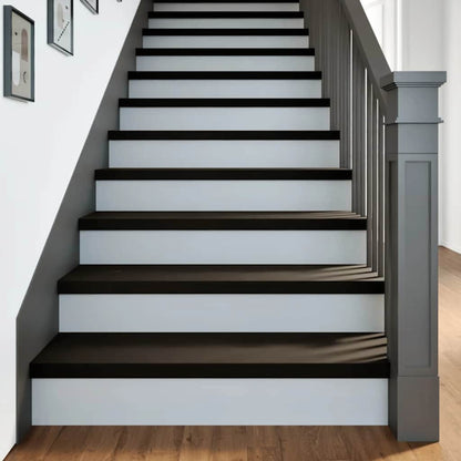 Gradini 12 pz Marrone Scuro 90x25x2 cm Legno Massello Rovere | homemem39