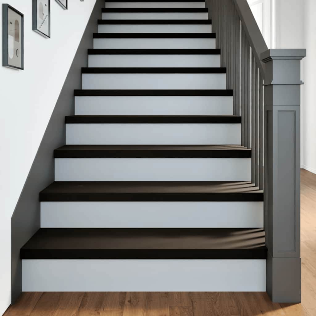 Gradini 12 pz Marrone Scuro 100x25x2 cm Legno Massello Rovere | homemem39