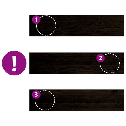 Gradini 12 pz Marrone Scuro 110x25x2 cm Legno Massello Rovere | homemem39
