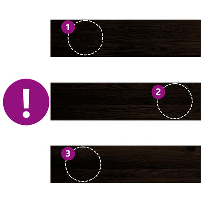 Gradini 12 pz Marrone Scuro 100x30x2 cm Legno Massello Rovere | homemem39
