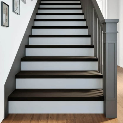 Gradini 12 pz Marrone Scuro 100x30x2 cm Legno Massello Rovere | homemem39