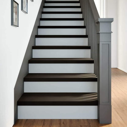 Gradini 16 pz Marrone Scuro 80x25x2 cm Legno Massello Rovere | homemem39