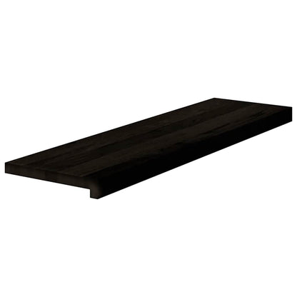 Gradini 16 pz Marrone-nero 90x25x2 cm Legno Massello Rovere