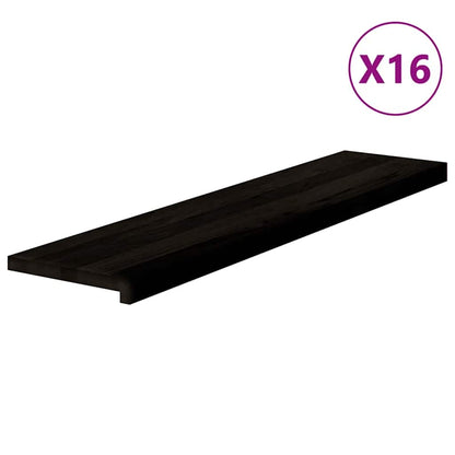Gradini 16 pz Marrone Scuro 110x25x2 cm Legno Massello Rovere | homemem39