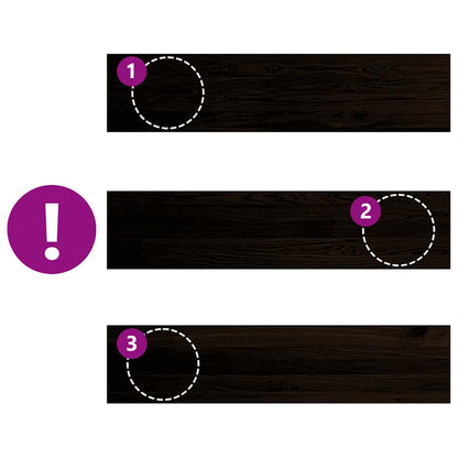 Gradini 16 pz Marrone Scuro 110x25x2 cm Legno Massello Rovere | homemem39