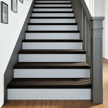 Gradini 16 pz Marrone Scuro 100x30x2 cm Legno Massello Rovere | homemem39