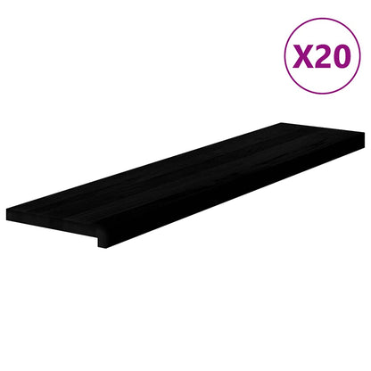 Gradini 20 pz Marrone Scuro 110x25x2 cm Legno Massello Rovere | homemem39