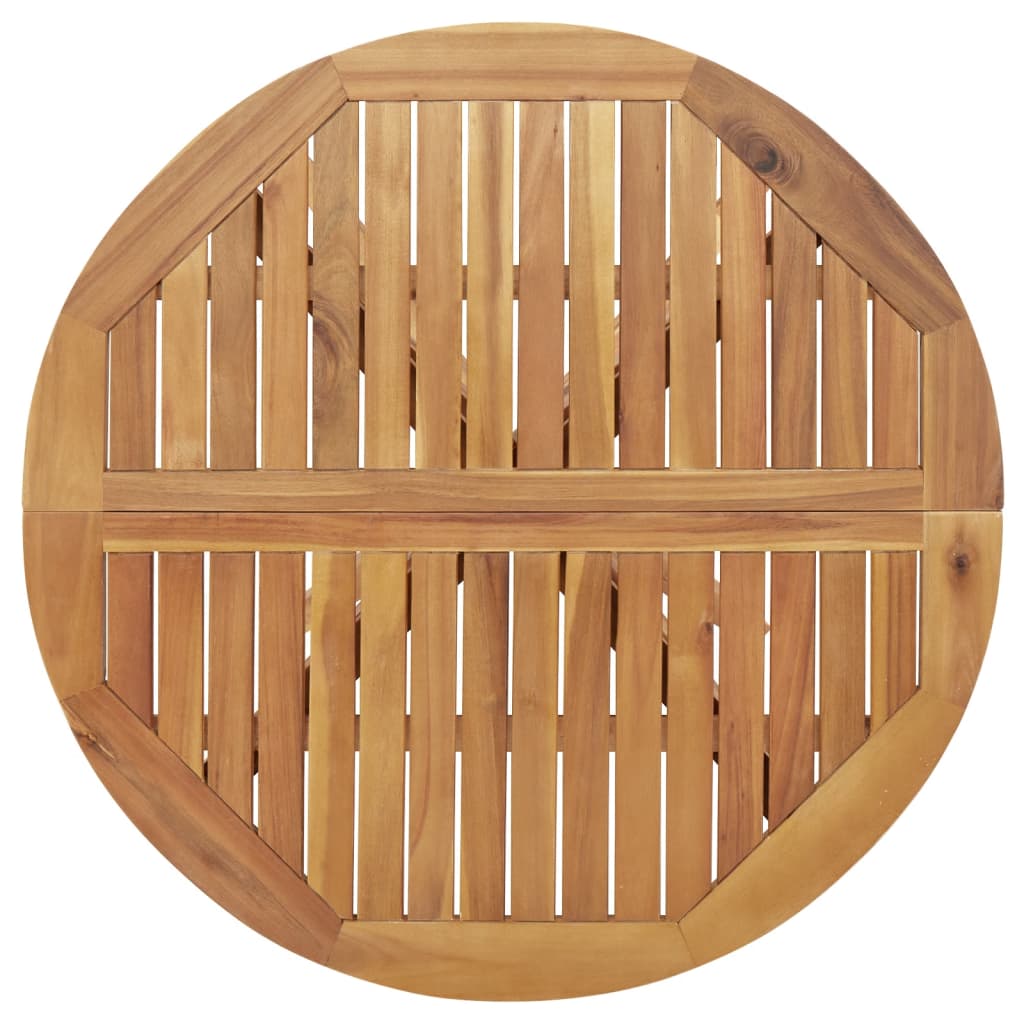 Set da Pranzo per Giardino 5 pz in Legno Massello di Acacia | homemem39