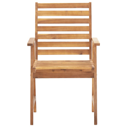 Set da Pranzo per Giardino 6 pz in Legno Massello di Acacia | homemem39