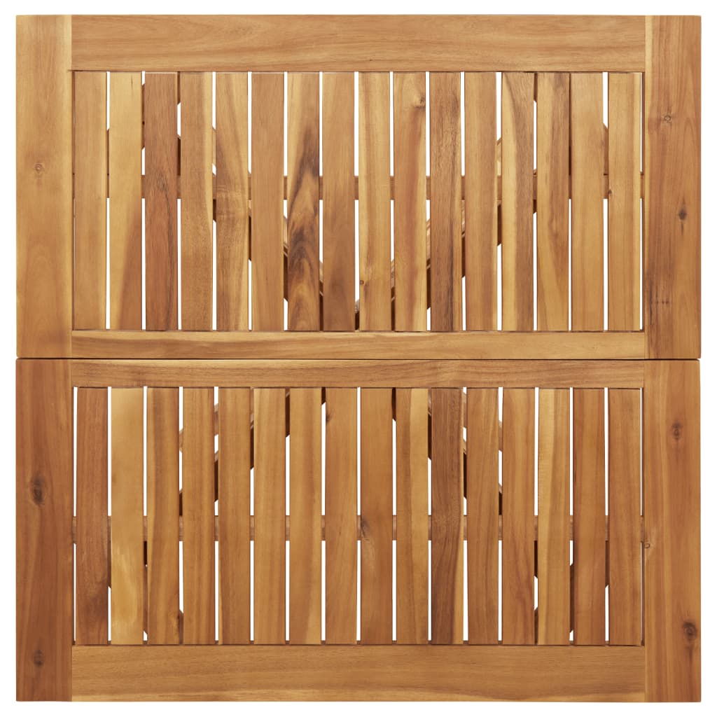Set da Pranzo per Giardino 5 pz in Legno Massello di Acacia | homemem39
