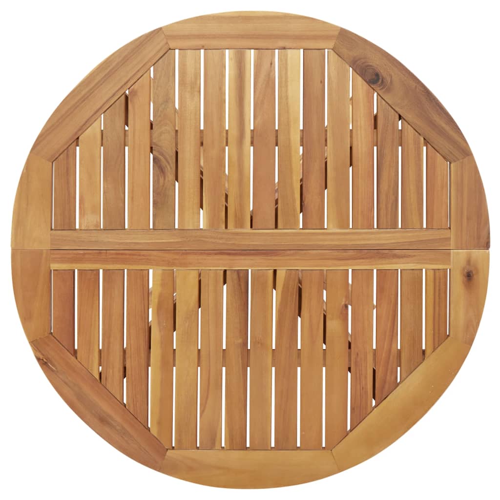 Set da Pranzo per Giardino 5 pz in Legno Massello di Acacia | homemem39