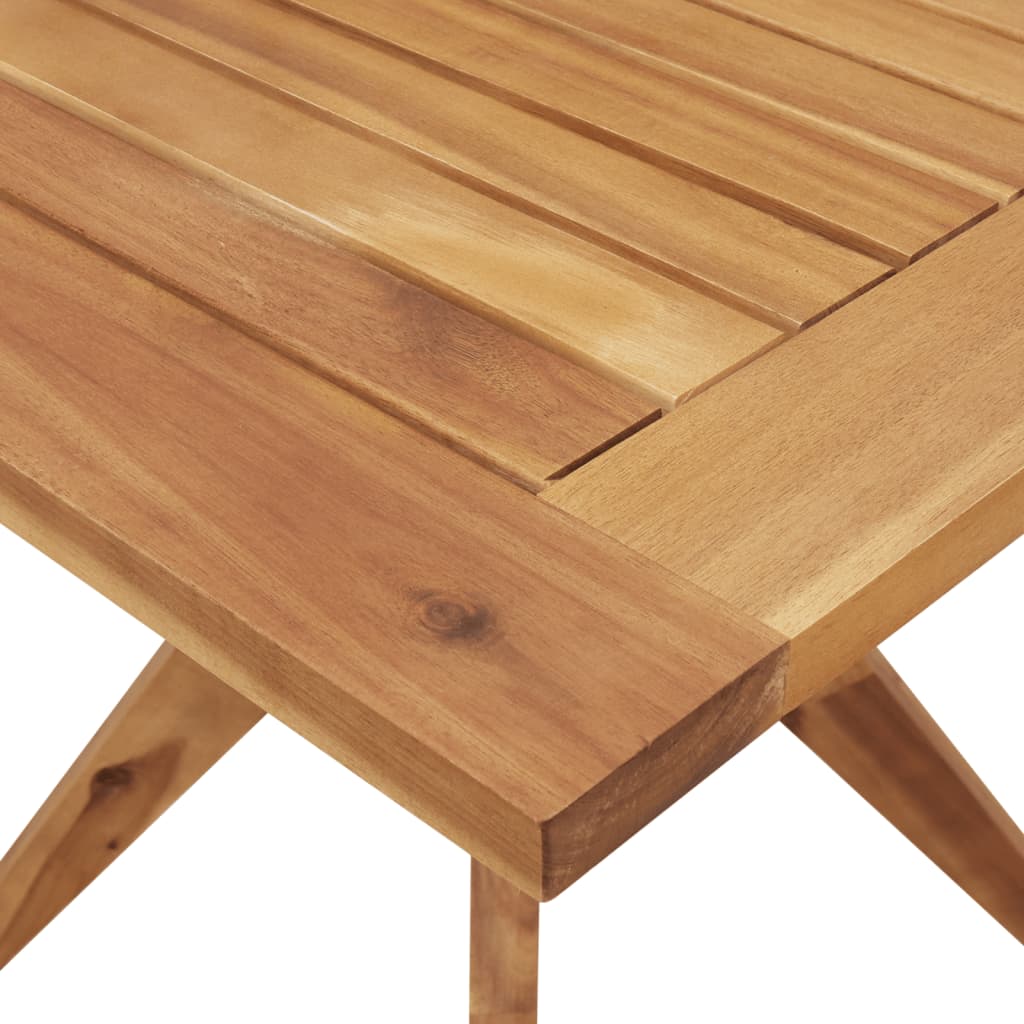 Set da Pranzo per Giardino 3 pz in Legno Massello di Acacia | homemem39