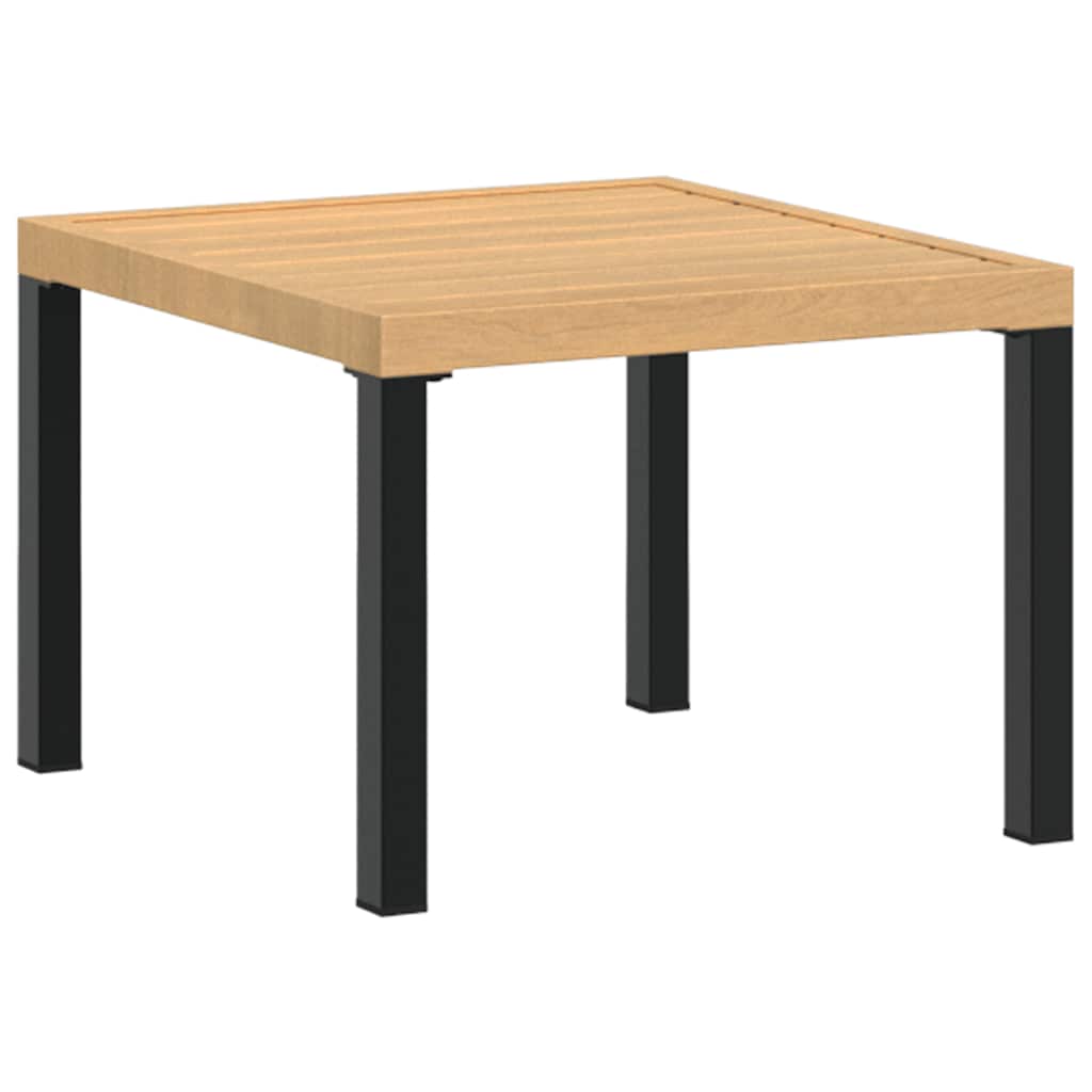Set Panche Giardino Cuscini 4pz Nero Acciaio Verniciato Polvere | homemem39
