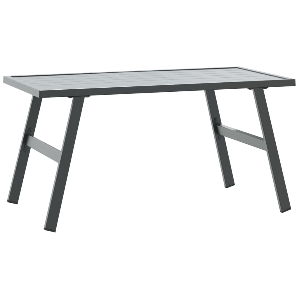 Set Panche Giardino Cuscini 6pz Nere Acciaio Verniciato Polvere | homemem39