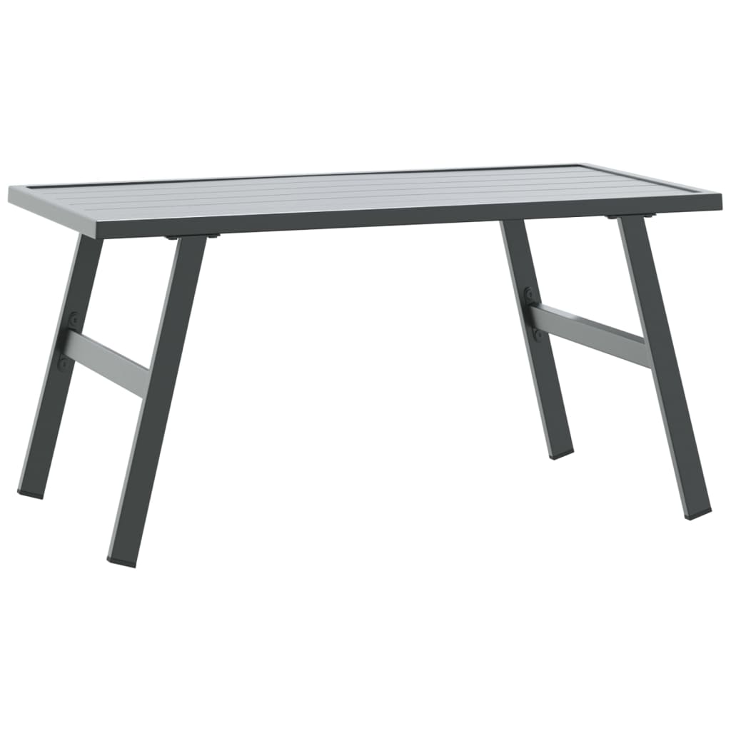 Set Panche Giardino Cuscini 8pz Nere Acciaio Verniciato Polvere | homemem39
