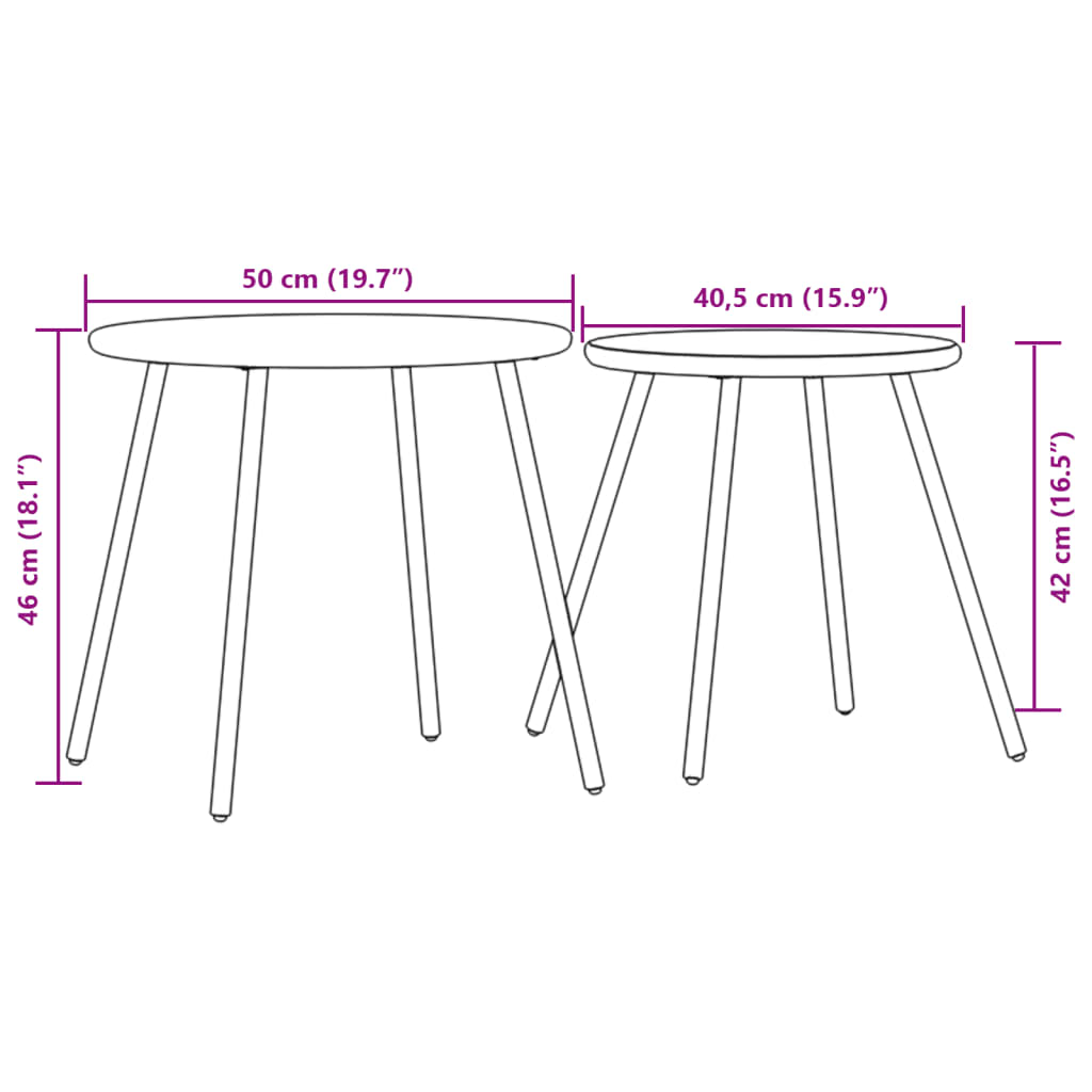 Set Divano da Giardino con Cuscini Nero Acciaio e Textilene | homemem39