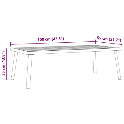 Set Divano da Giardino con Cuscini Nero Acciaio e Textilene | homemem39