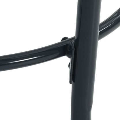 Set Sedie Giardino Impilabili 5pz Antracite Acciaio Verniciato - homemem39