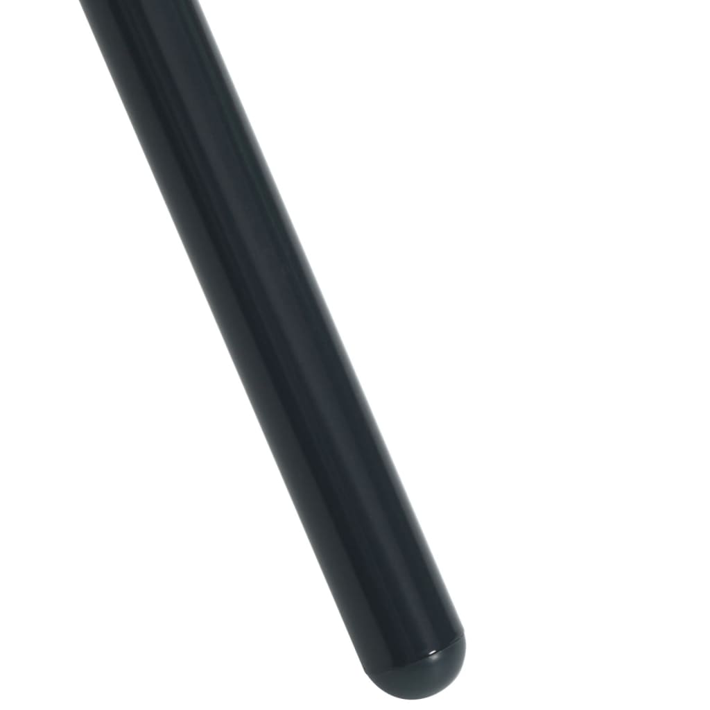 Set Sedie Giardino Impilabili 5pz Antracite Acciaio Verniciato - homemem39