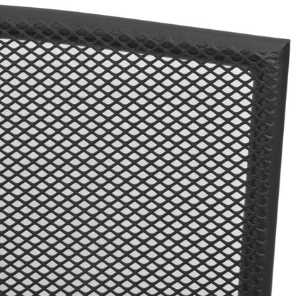 Set Sedie Giardino Impilabili 5pz Antracite Acciaio Verniciato | homemem39