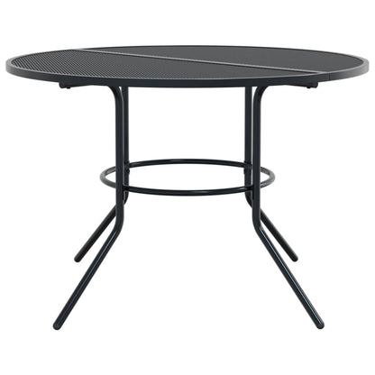 Set Sedie Giardino Reclinabili 5pz Antracite Acciaio Verniciato | homemem39