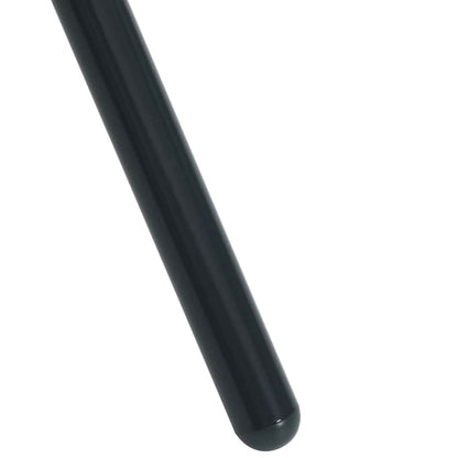 Set Sedie Giardino Impilabili 5pz Antracite Acciaio Verniciato | homemem39