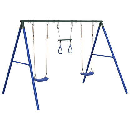 Set Gioco da Esterno con Altalene e Trapezio | homemem39