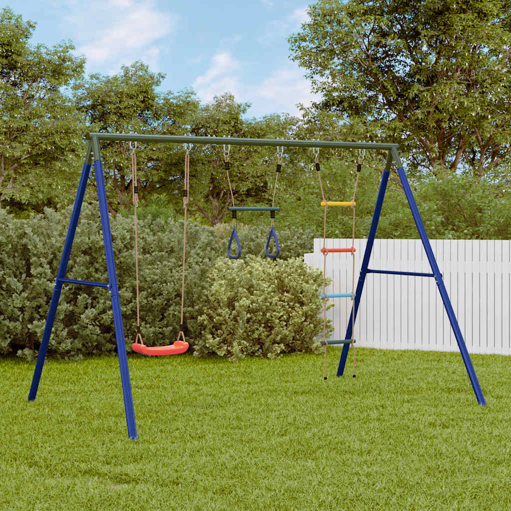 Set Gioco da Esterno con Altalena,Trapezio e Scala | homemem39