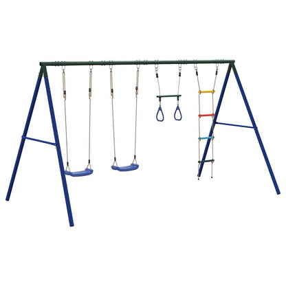 Set Gioco da Esterno con Altalene Trapezio e Scala | homemem39