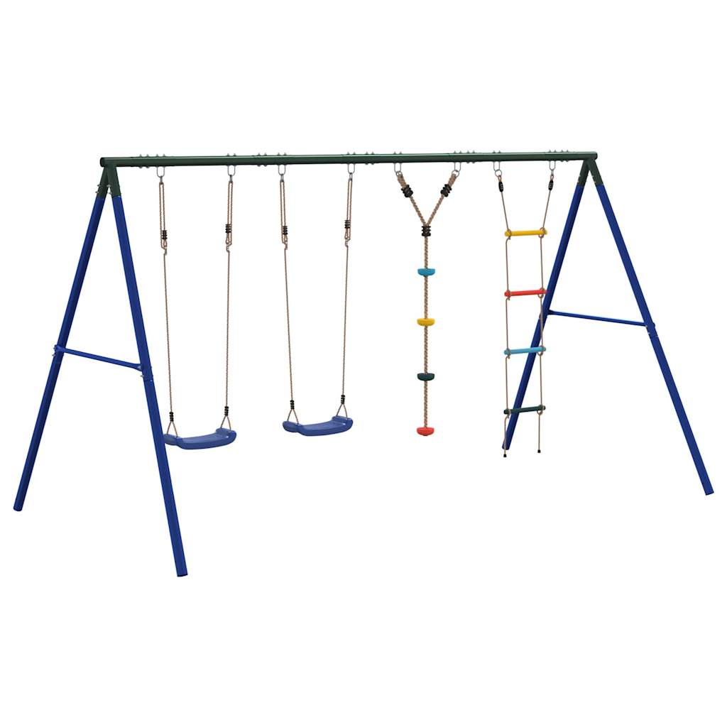 Set Gioco da Esterno con Altalene Scala e Altalena a Disco | homemem39