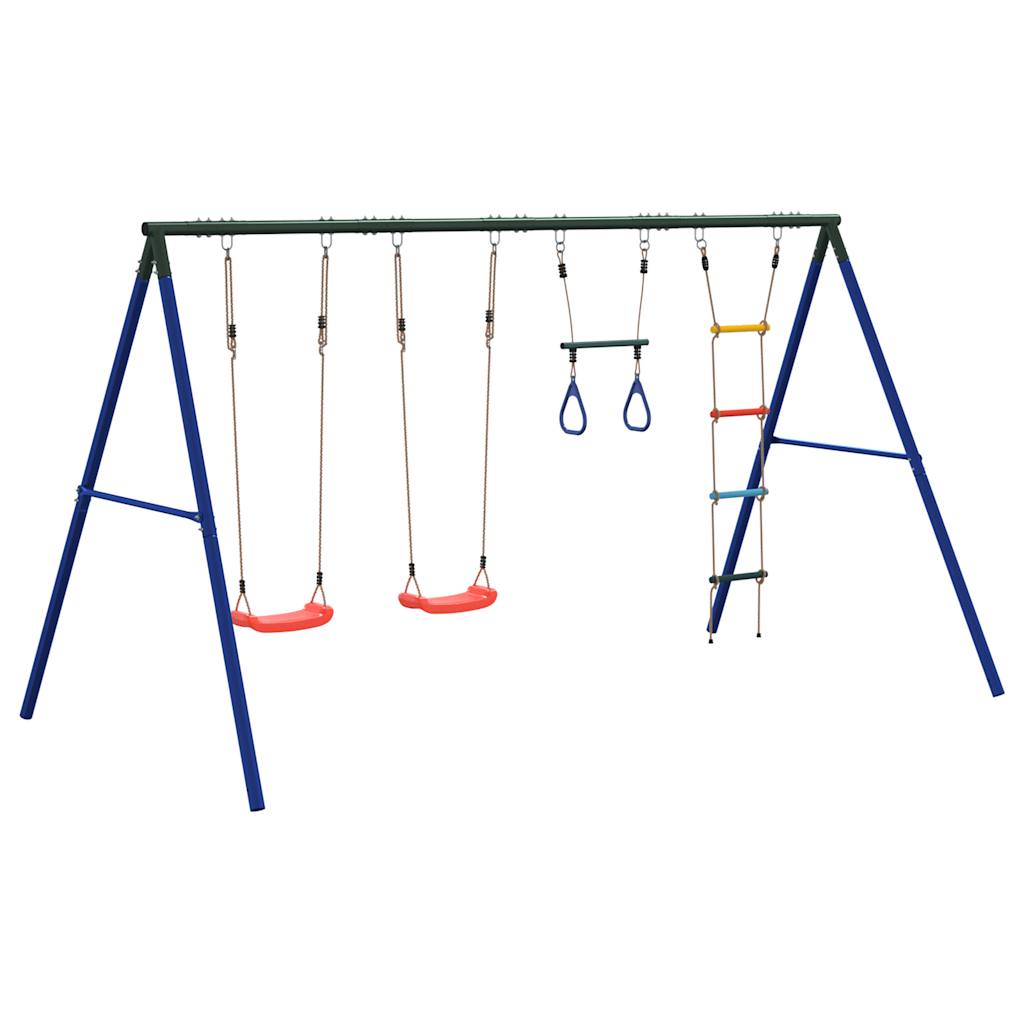 Set Gioco da Esterno con Altalene Trapezio e Scala | homemem39