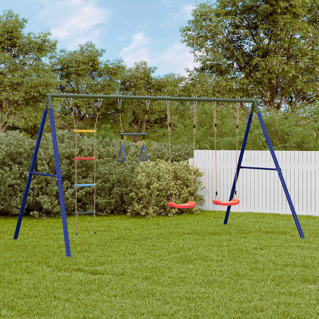 Set Gioco da Esterno con Altalene Trapezio e Scala | homemem39