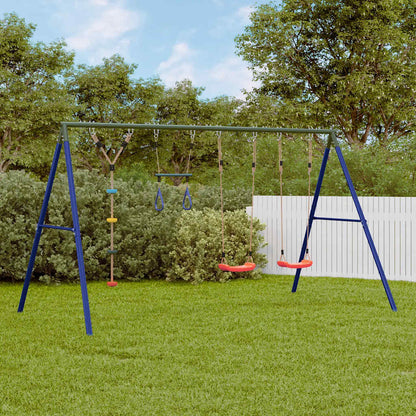 Set Gioco da Esterno con Altalene Trapezio e Altalena a Disco | homemem39