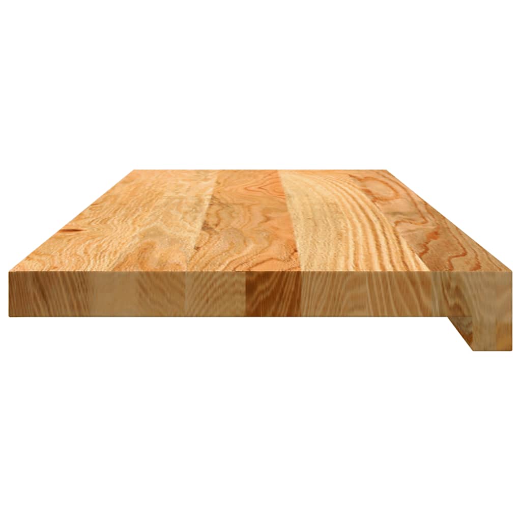 Gradini 2 pz Marrone Chiaro 70x30x2 cm Legno Massello Rovere | homemem39