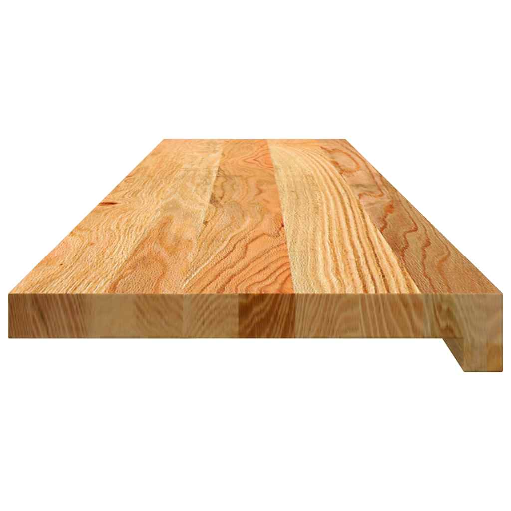 Gradini 2 pz Marrone Chiaro 110x30x2 cm Legno Massello Rovere | homemem39