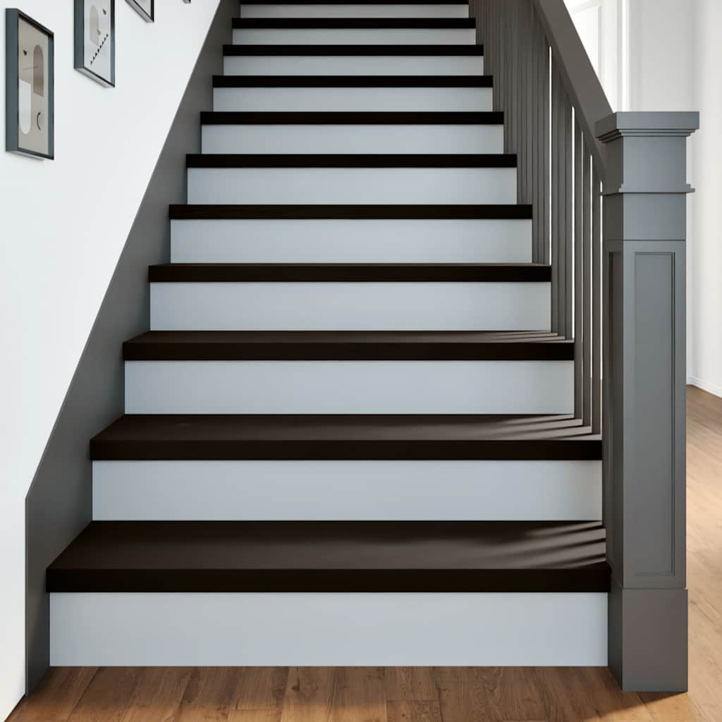 Gradini 2 pz Marrone Scuro 100x30x2 cm Legno Massello Rovere | homemem39