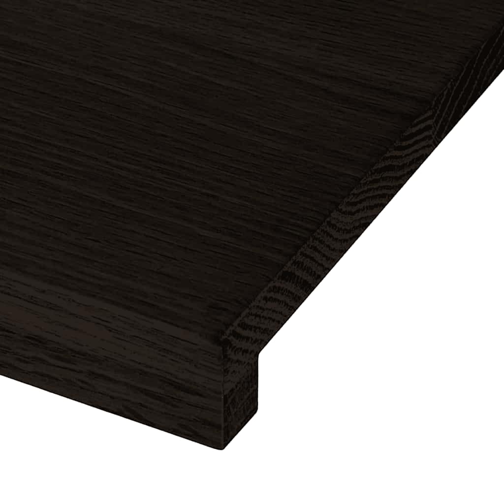 Gradini 2 pz Marrone Scuro 120x30x2 cm Legno Massello Rovere | homemem39