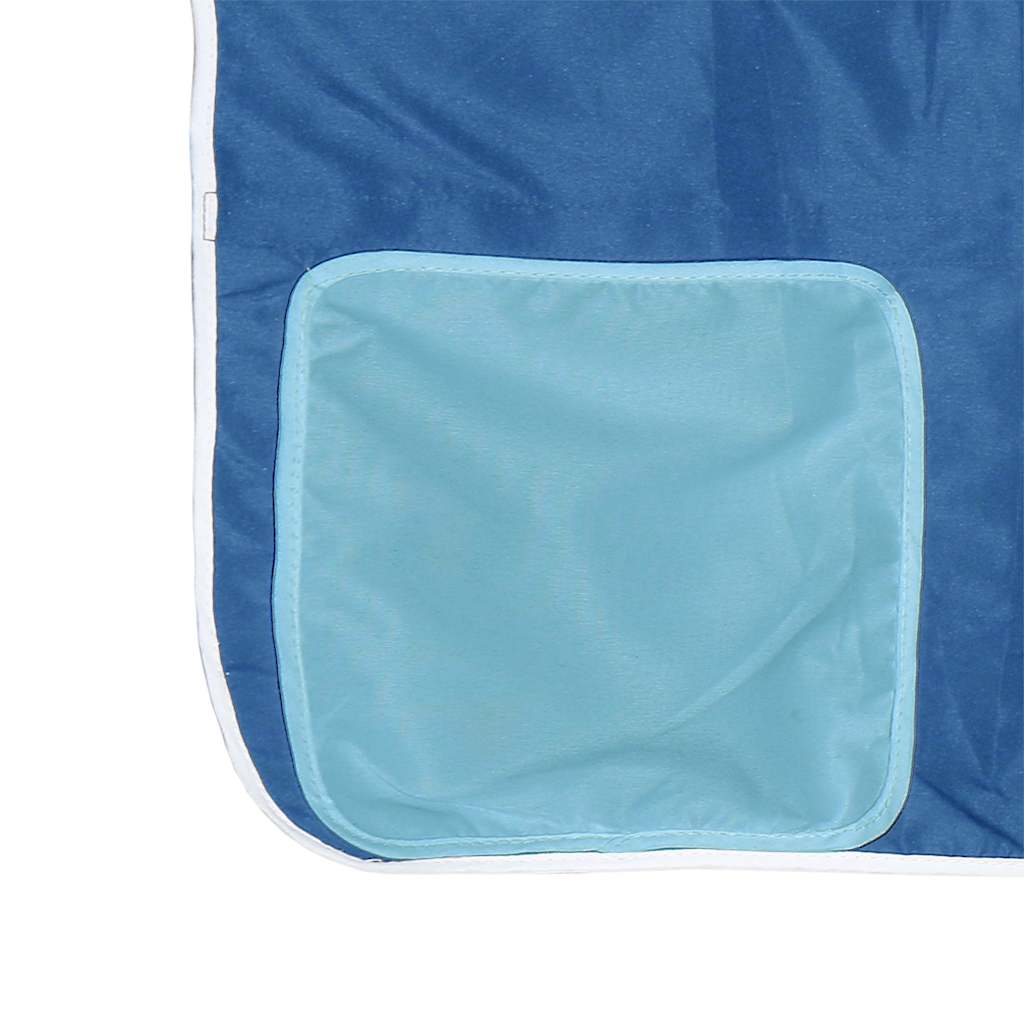 Letto a Castello senza Materasso Blu 90x190cm Massello Pino | homemem39