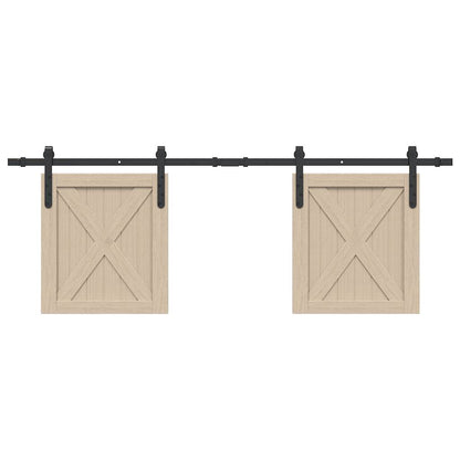 Kit Anta Scorrevole per Armadio 152 cm in Acciaio al Carbonio | homemem39