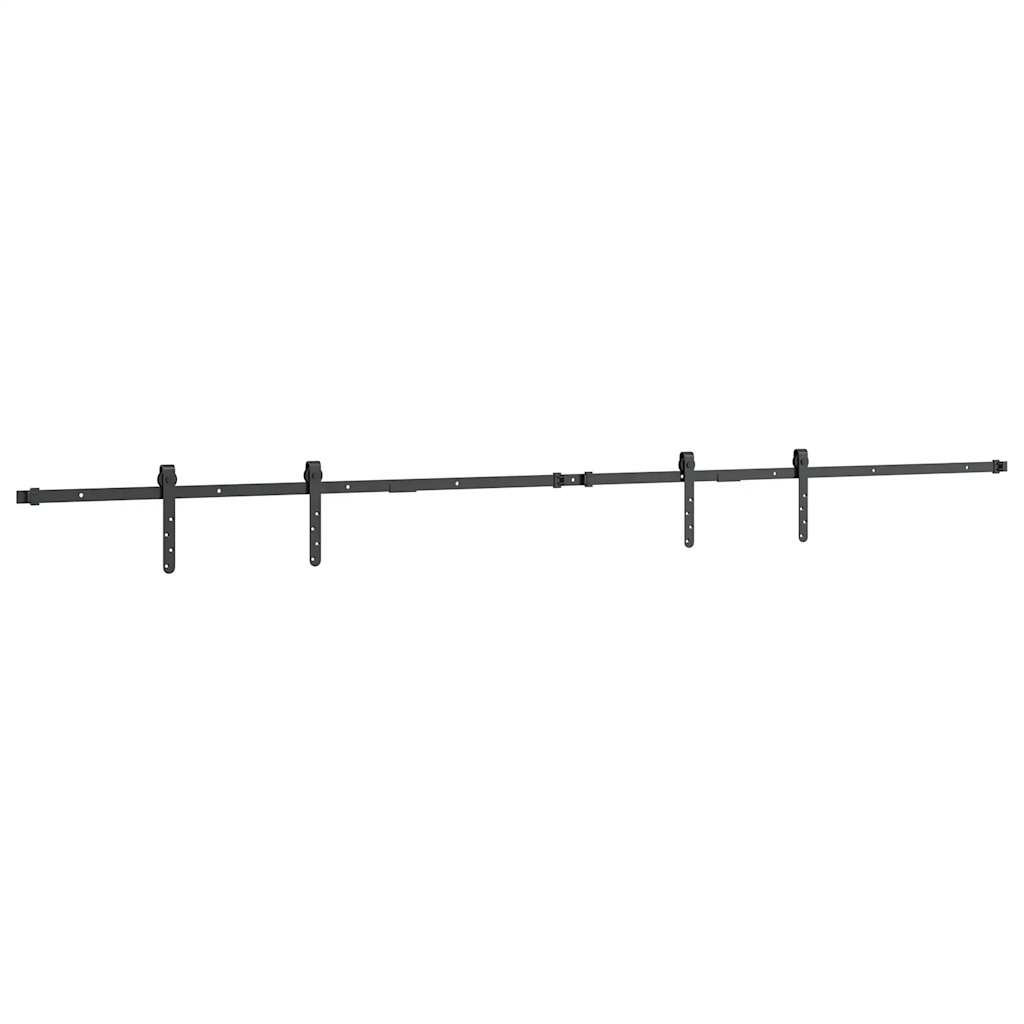Kit Anta Scorrevole Armadio in Acciaio al Carbonio 244 cm | homemem39