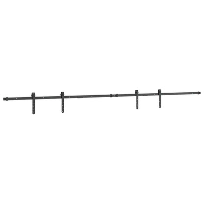 Kit Anta Scorrevole Armadio in Acciaio al Carbonio 244 cm | homemem39