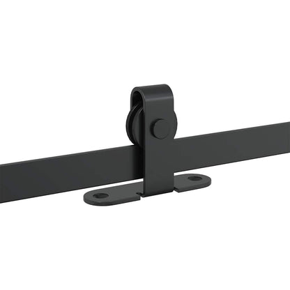 Kit Anta Scorrevole per Armadio 122 cm in Acciaio al Carbonio