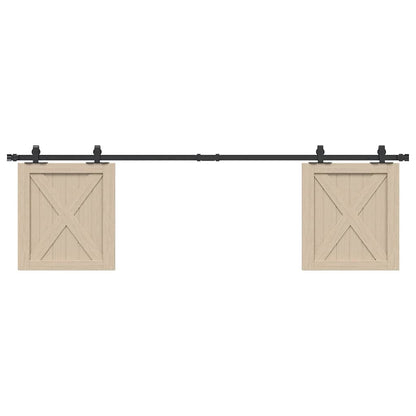 Kit Anta Scorrevole per Armadio 183 cm in Acciaio al Carbonio | homemem39