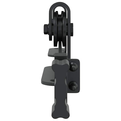 Kit Anta Scorrevole Armadio in Acciaio al Carbonio 244 cm | homemem39