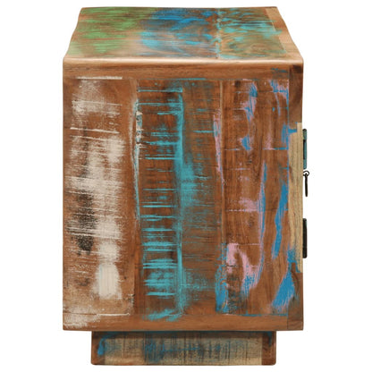 Mobile Porta TV 110x30x40 cm in Legno Massello di Recupero