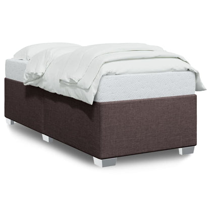 Giroletto senza Materasso Marrone Scuro 100x200 cm Tessuto | homemem39