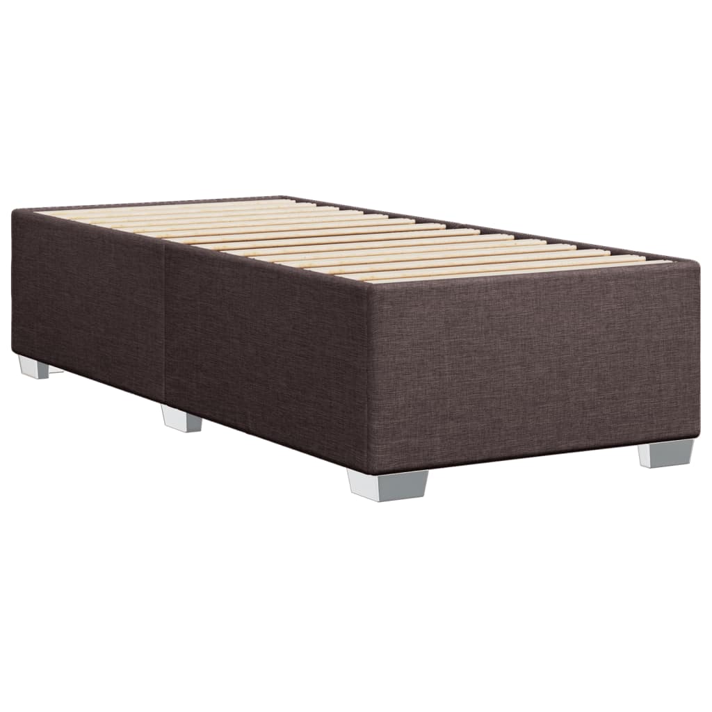 Giroletto senza Materasso Marrone Scuro 100x200 cm Tessuto | homemem39