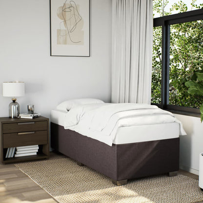Giroletto senza Materasso Marrone Scuro 100x200 cm Tessuto | homemem39